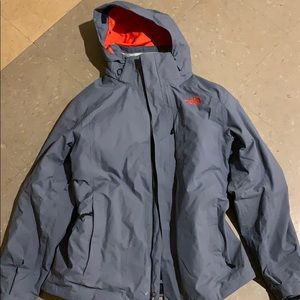 North Face double layer winter jacket